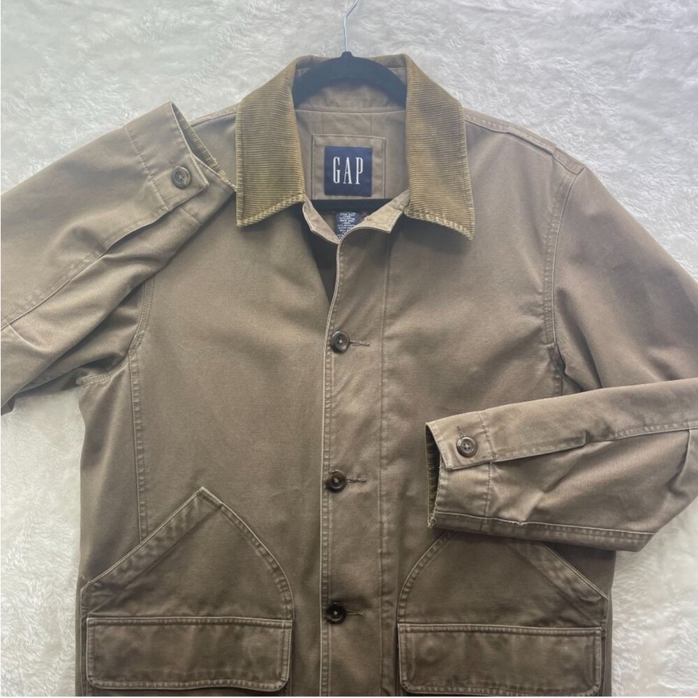 THE GAP VINTAGE 90'S CORDUROY COLLAR BARN JACKET MEN'S SMALL CHORE COAT